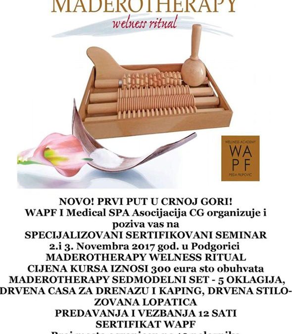 Maderotherapy wellness ritual