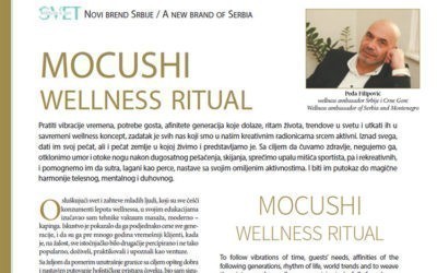 MOCUSHI WELLNESS RITUAL Peđe Filipovića u časopisu TURISTIČKI SVET